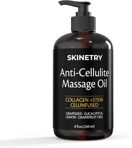 Aceite de masaje nutre tu piel y sentidos, cuerpo reafirmante para suavizar la celulitis y mejorar la textura. Fórmula sedosa y de rápida absorción