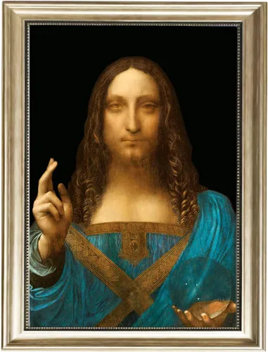 Miniatura 6 de ELITEART -Salvator Mundi por Leonardo Da Vinci Reproducción de pintura al óleo Giclée Wall Art Impresiones en lienzo