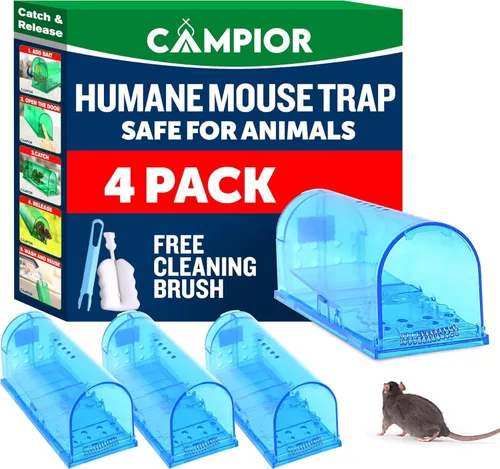 Miniatura 10 de Campior Trampa Humana para Ratones para Casa – Grande, Trampas para Ratones Sin Matar para Interiores para el Hogar, Trampa para Ratas y Ratones