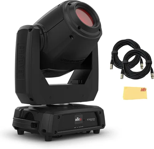 Miniatura 8 de Chauvet DJ Intimidator Spot 160 ILS - Foco de cabeza móvil de 32 vatios con 2 cables DMX y paño de pulido de Austin Bazaar