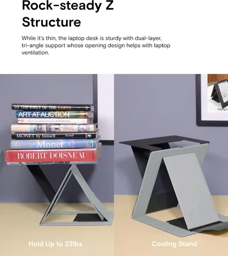 Miniatura 4 de MOFT Soporte Plegable para Laptop y Escritorio Portátil, Escritorio Mini para Computadora Portátil para Viaje y Oficina en Casa, Diseño Ergonómico