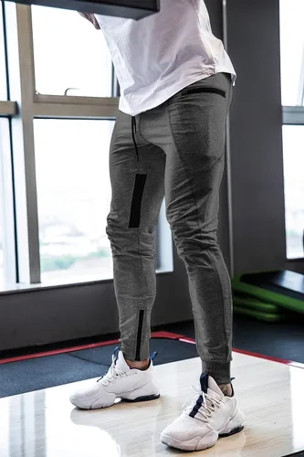 Miniatura 3 de MAIKANONG Pantalones deportivos para hombre, pantalones cónicos, informales, para entrenamiento, gimnasio, entrenamiento, pantalones ajustados