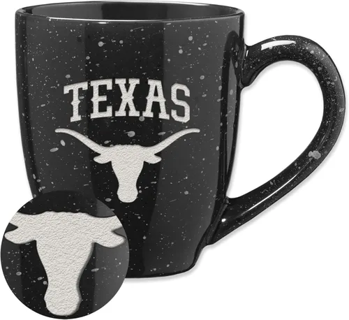Miniatura 364 de Rico Industries NCAA Virginia Tech Hokies Maroon - Taza de café de cerámica grabada con láser, color del equipo, 16 onzas