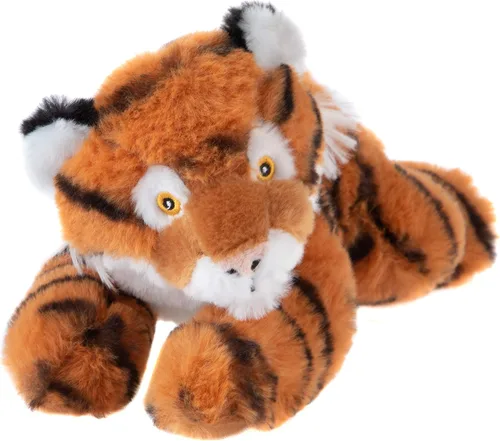 Miniatura 2 de Wild Republic EcoKins - Mini tigre de peluche de 8 pulgadas, regalos ecológicos para niños, juguete de peluche, hecho a mano con 7 botellas de agua