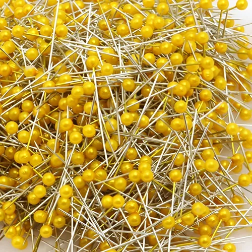 Miniatura 8 de 800 alfileres de costura, alfileres redondos de 1.5 pulgadas, alfileres perlados, alfileres de perlas, alfileres de modista, alfileres de acolchado