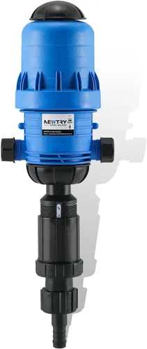 NEWTRY Inyector de fertilizante 1%-10% para riego por goteo, bomba dosificadora accionada por agua ajustable, 3/4" NPT