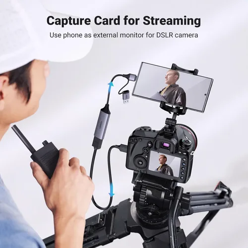 Miniatura 6 de UGREEN Tarjeta de captura USB 2.0 4K HDMI a USB C para transmisión, tarjeta de captura de video Full HD 1080P 60FPS para grabación