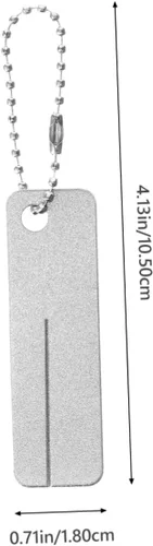 Miniatura 8 de Herramienta de afilador de anzuelos de pesca, archivo de anzuelo portátil de 2.55 pulgadas, piedra de afilar compacta para accesorios de pesca al