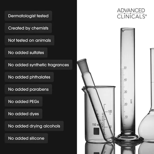Miniatura 8 de Advanced Clinicals Limpiador facial suave con vitamina C para mujeres y hombres Jabón limpiador facial de gel con aroma a cítricos Aloe Vera +