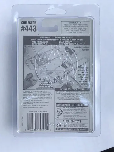 Miniatura 9 de Hot Wheels Black Ferrari 348 Collector #443 Coolest to Collect Card 5 DOT Wheel