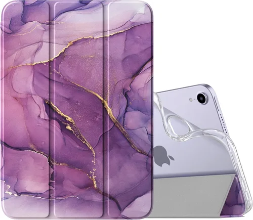 Miniatura 20 de MoKo Funda para el nuevo iPad mini 7 (A17 Pro) 2024, Funda para iPad mini de 6ª generación 2021 (21,08 cm), Funda para iPad mini 6, Funda trasera