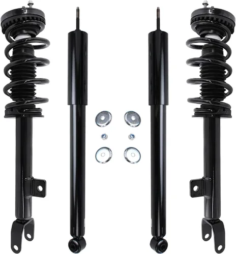 Miniatura 88 de Detroit Axle - Puntales y Amortiguadores para Chevy Traverse Buick Enclave GMC Acadia Saturn Outlook 2007-2012, 2 puntales delanteros con resorte