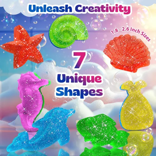 Miniatura 3 de Kit de fabricación de jabón DIY de Pinwheel Crafts para niños de 5, 6, 7, 8-12+ años con moldes, aromas, colorantes, brillo, red espumante - Kits