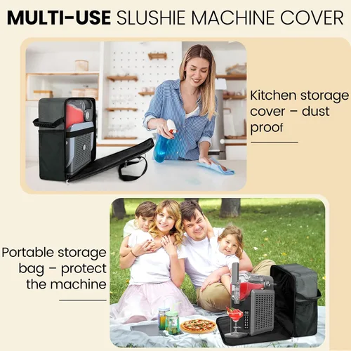 Miniatura 6 de Bolsa portátil de transporte para máquina Ninja Slushi FS300/FS301 - Estuche de viaje a prueba de polvo para máquina de bebidas congeladas - Funda