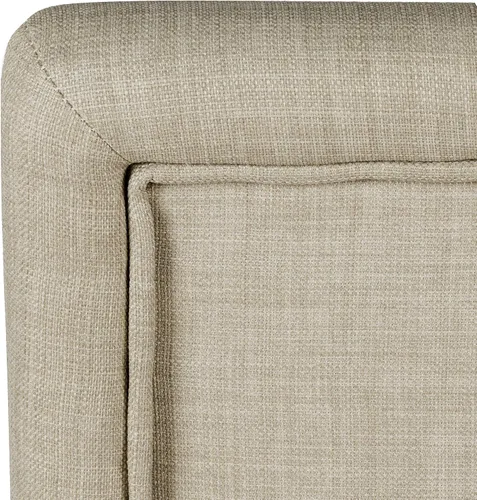 Miniatura 6 de Homepop Decoración del hogar Sillas de comedor clásicas tapizadas Parsons Juego de 2 sillas de comedor decorativas con ribete de cabeza