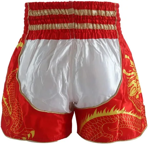 Miniatura 17 de NAMAZU Pantalones cortos Muay Thai para hombres y mujeres, pantalones cortos de kickboxing de alta calidad para gimnasio y boxeo.