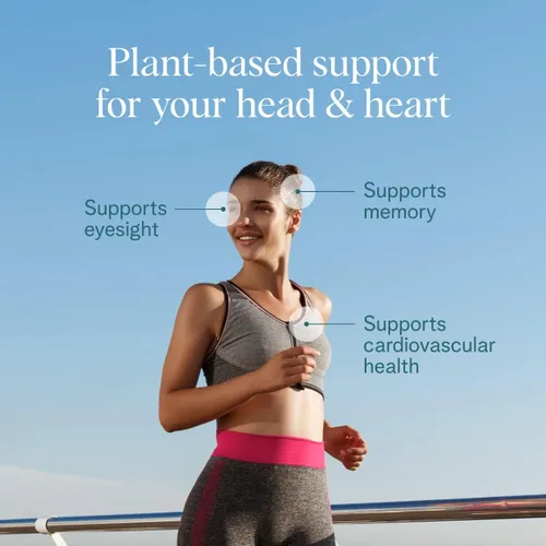 Miniatura 2 de Ora Organic Suplemento vegano Omega 3 - 500 mg de DHA para la salud cerebral, ocular y cardíaca - Hecho de algas sostenibles - 60 cápsulas