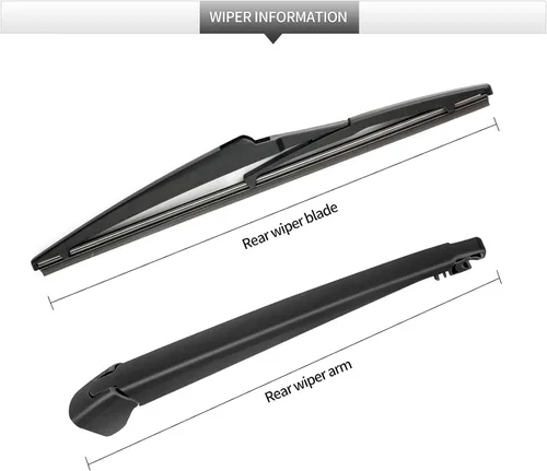 Miniatura 3 de Repuesto para limpiaparabrisas trasero Mazda CX-5 CX5 2013-2025, conjunto de brazo de limpiaparabrisas trasero - Estilo OEM de fábrica