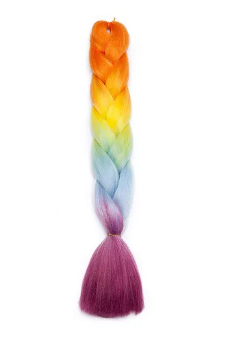 Miniatura 6 de Trenzas africanas Jumbo de cabello sintético africano trenzado africano, de fibra de alta temperatura, 24 pulgadas, trenzas torcidas Senegal, 3.53