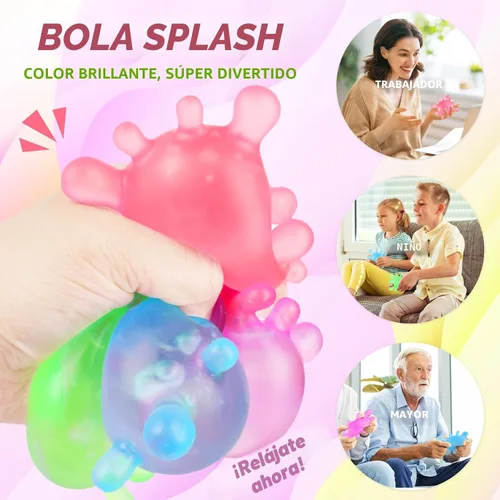 Miniatura 2 de Juguetes Fidget Pelotas Antiestrés para Niños, Juguetes Blanditos Squishy, Premios Fidget a Granel - Pelotas Sensoriales - Pelotas Antiestrés