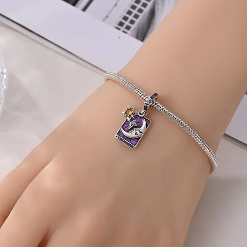 Miniatura 56 de KUNSIR Los abalorios se adaptan a pulseras Pandora para mujer, plata de ley 925, cuentas colgantes de joyería para niñas, dijes de feliz cumpleaños