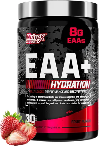 Miniatura 12 de Nutrex Research Hidratación EAA EAAs + BCAA en polvo Recuperación muscular, fuerza, construcción muscular, resistencia 8G Aminoácidos