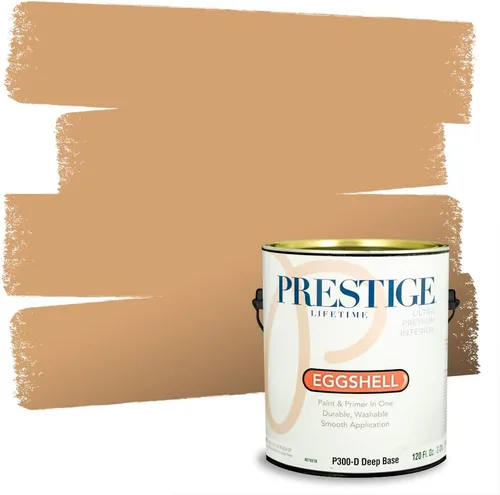 Miniatura 28 de PRESTIGE Pintura exterior e imprimación en uno, bronceado Aberdeen, plano, 1 galón