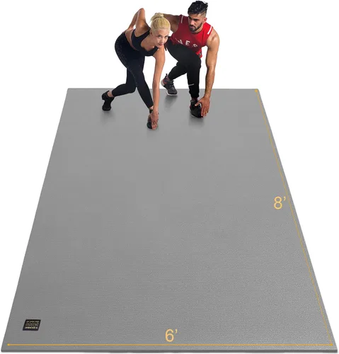 Miniatura 11 de GXMMAT Extra Large Exercise Mat 16'x6'/12'x6'/10'x6'/8'x6'(7mm), Extra Wide Workout Mats for Home Gym Flooring, Non-Slip Thick Durable Cardio Mat