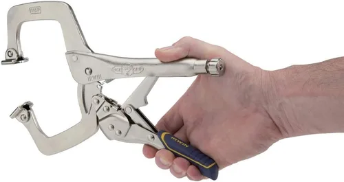 Miniatura 6 de IRWIN VISE-GRIP - Alicates de soldadura, liberación rápida, abrazadera en C con almohadillas giratorias, 11 pulgadas (IRHT82586)