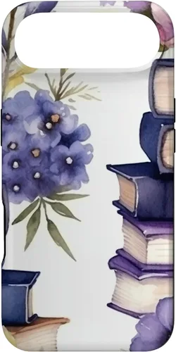 Miniatura 26 de Funda para iPhone 12 Pro Max Book Lover Purple Flower