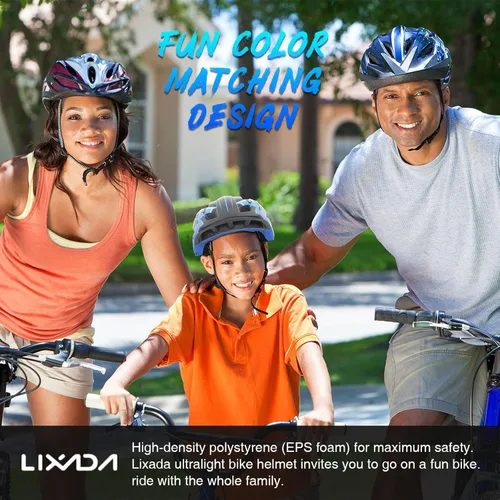 Miniatura 6 de Lixada Casco de bicicleta para niños, ajustable, desmontable, de cara completa, casco de ciclismo para niños, bicicleta, monopatín, scooter,