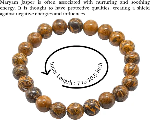 Miniatura 458 de Amazing Gemstone Crystal Bracelet for Women Men's Gifts - Protection Healing Crystal Bracelet - 8mm Gemstone Beaded Stretchable Bracelet Pulseras