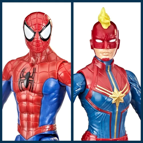 Miniatura 4 de Marvel Titan Hero Series - Figura de acción multipaquete, 6 figuras de acción, juguetes de 12 pulgadas, inspirados en Marvel Comics, para niños de 4