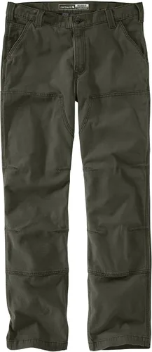 Miniatura 2 de Carhartt - Pantalón de trabajo para hombre con tecnología Rugged Flex, con frente doble, pantalón de lona y de ajuste holgado