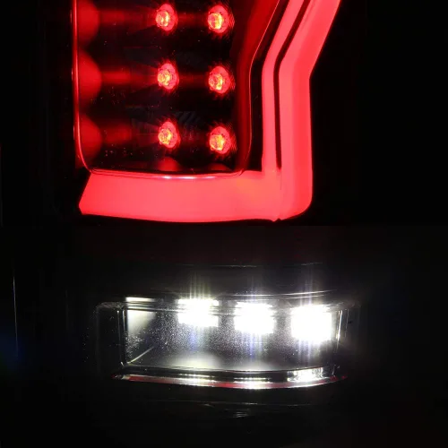 Miniatura 4 de AKKON - Compatible con Ford F150 2004-2008 [Styleside] Barra de tubo de tira LED negro luces traseras izquierda del conductor y lado derecho