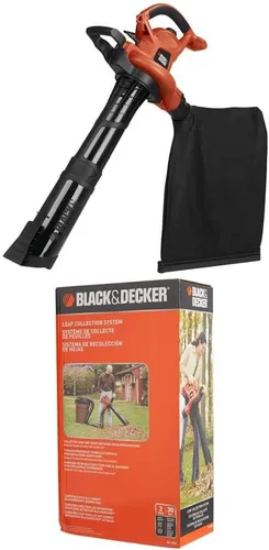 Miniatura 2 de BLACK+DECKER Soplador de hojas eléctrico 3 en 1 con bolsas de vacío para soplador de hojas, desechables (BV6600 y BV-008)