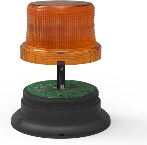 Miniatura 3 de Ecco Luz 6465A, SAE Clase III, montaje de 3 pernos, ámbar