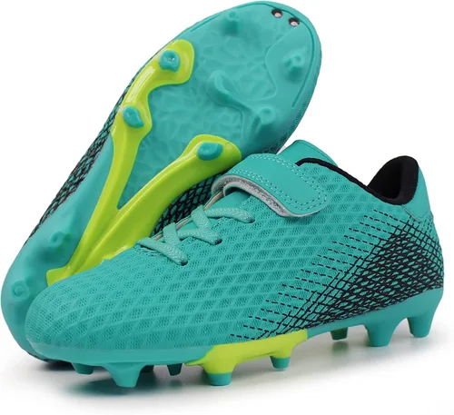 Miniatura 4 de Hawkwell Zapatos deportivos para niños con tacos de fútbol para exteriores (niños pequeñosniños grandes)