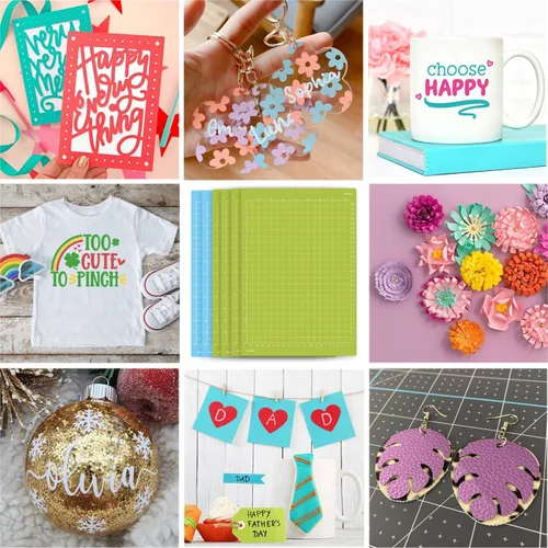 Miniatura 4 de Paquete de 6 alfombrillas de corte de 8.5 x 12 pulgadas compatibles con Cricut Joy Xtra reutilizables con agarre adhesivo (ligero, estándar)