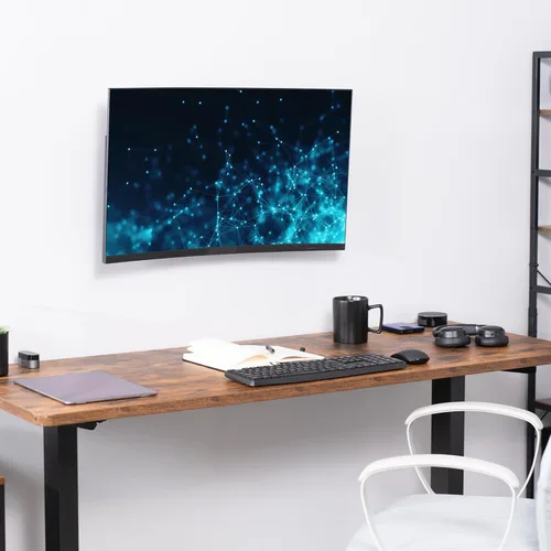 Miniatura 6 de VIVO MOUNT-VW01A - Soporte de pared articulado de altura ajustable para monitor individual de 17 a 32 pulgadas, para estaciones de trabajo de pie