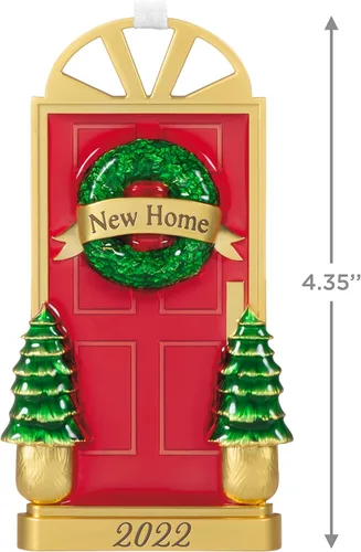 Miniatura 5 de Hallmark Keepsake Adorno Navideño Colgante, Metal, 2022, Nuevo Hogar, Regalos de Inauguración para el Nuevo Hogar