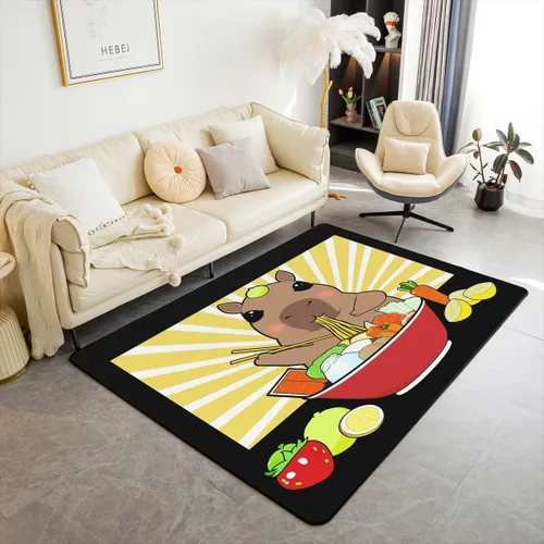 Miniatura 11 de Lake House - Alfombra rústica de 3 x 5 pies para niños, para sala de estar, para niños y niñas, decoración de reglas del lago, alfombra decorativa