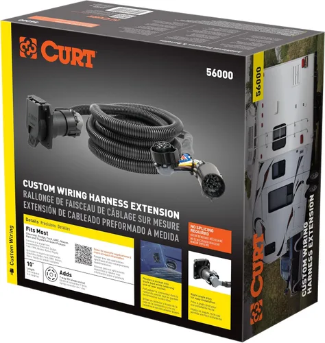 Miniatura 9 de Arnés CURT 56000 con cableado personalizado (para remolque)