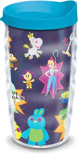 Tervis Disney Pixar - Vaso aislado de doble pared con collage de Toy Story 4 hecho en Estados Unidos, mantiene las bebidas frías y calientes, 10