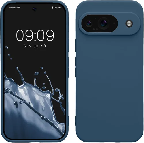 Miniatura 134 de kwmobile Funda compatible con Google Pixel 9 Pro - Funda protectora delgada de TPU para teléfono - Acabado mate suave - Negro mate