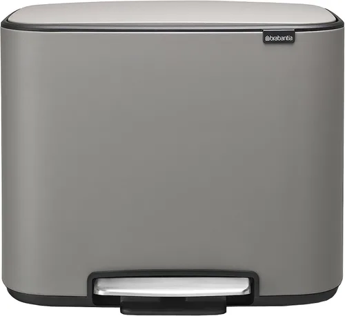 Miniatura 21 de Brabantia Bo Bote de Basura con Pedal Step-On - Cubo Interior de 16 Galones (Gris Concreto Mineral) Bote de Basura para Desechos/Reciclaje, Mineral