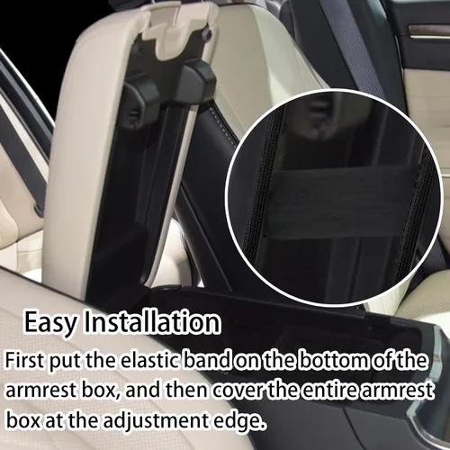 Miniatura 6 de YOSRTER para Dodge Charger Accesorios 2011-2019 2020 2021 2022 2023 2024 Chrysler 300 2011-2022 Funda para el reposabrazos de la consola central