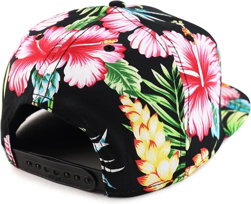 Miniatura 3 de Gorra de Snapback con diseño floral tropical hawaiano