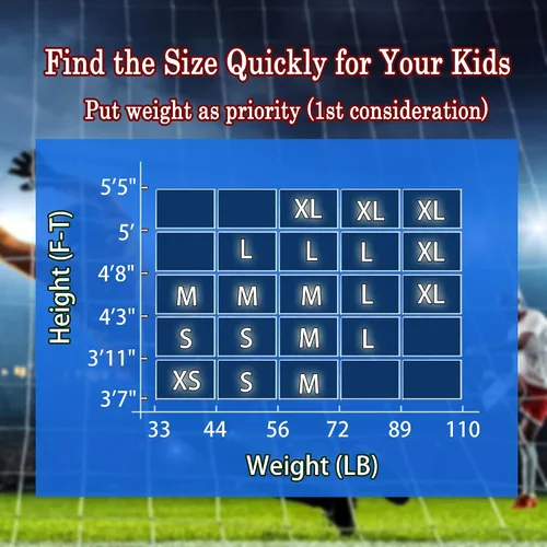 Miniatura 2 de Unlimit Pantalones de portero de fútbol juvenil con acolchado para cadera, rodilla y espinilla, pantalones de compresión de portero