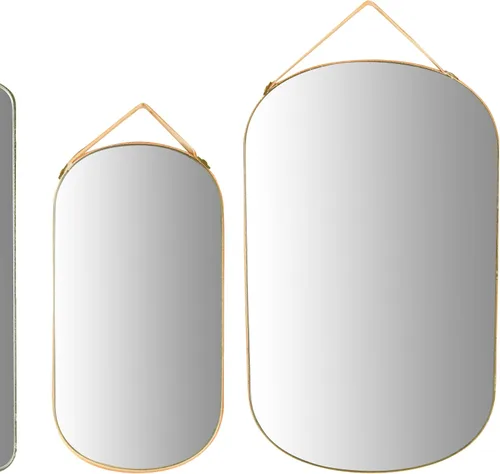 Miniatura 5 de Creative Co-Op Varios espejos de pared con bordes de terciopelo, multicolor, juego de 6